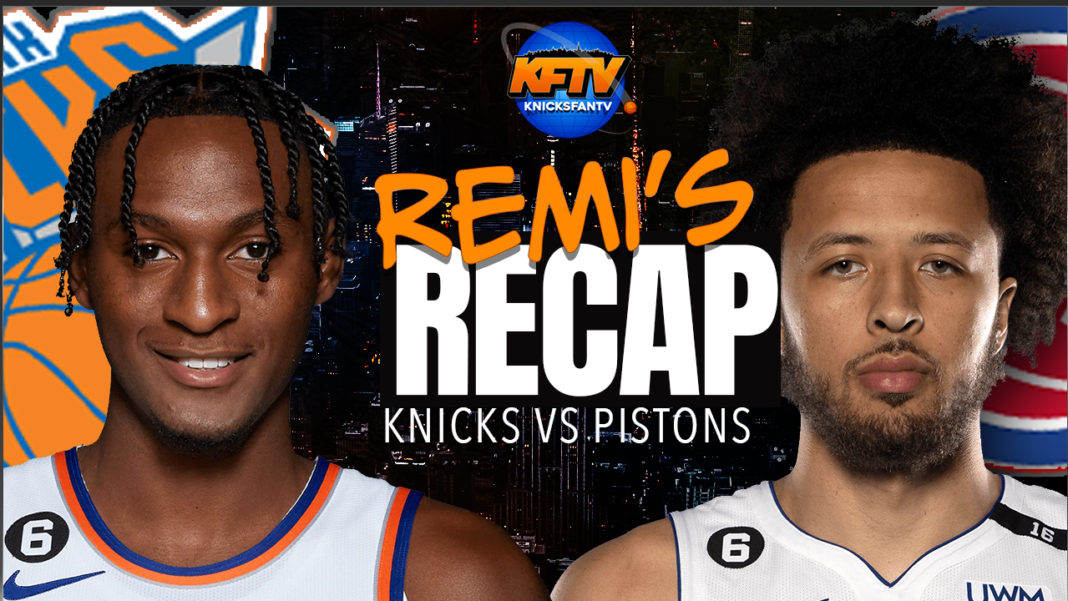 New York Knicks vs Detroit Pistons
