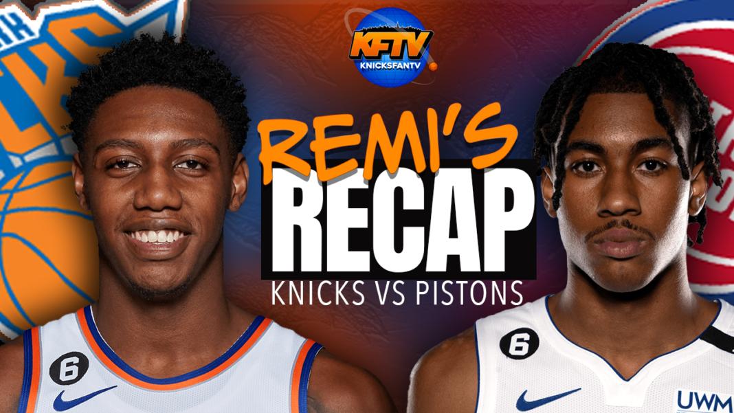 Knicks Remi's Recap
