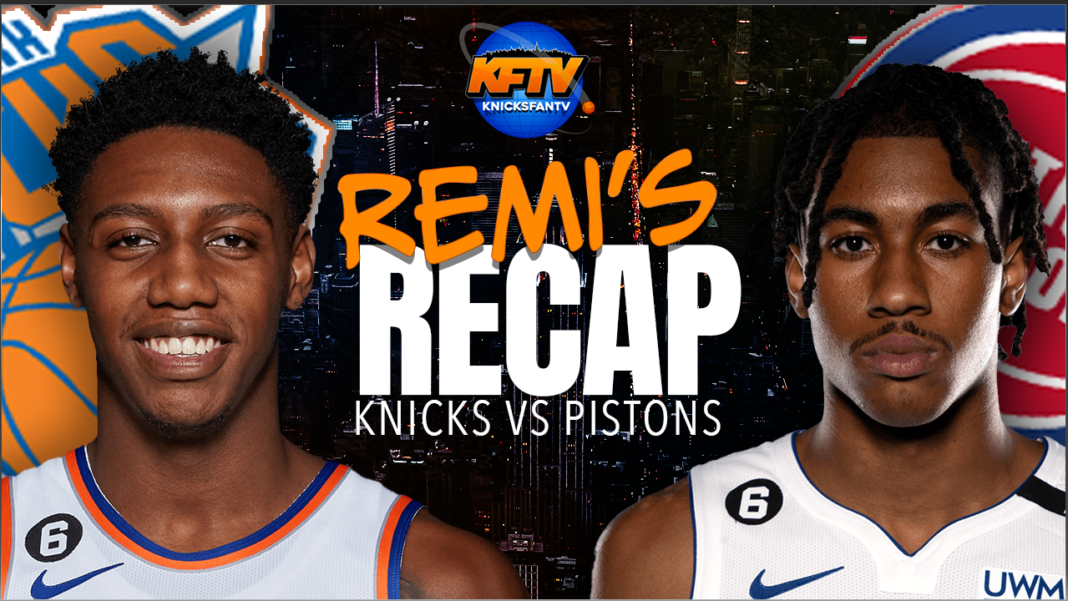 New York Knicks vs Detroit Pistons