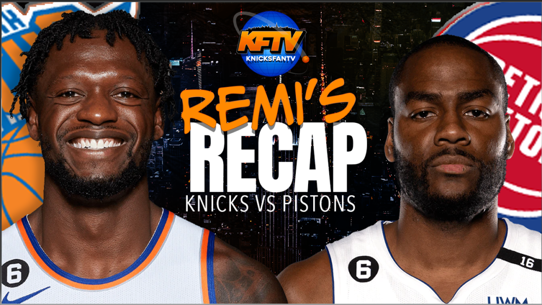 New York Knicks vs. Detroit Pistons
