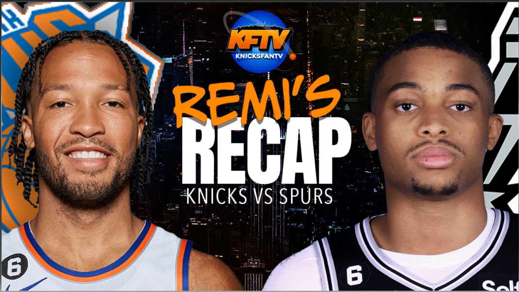 New York Knicks vs. San Antonio Spurs