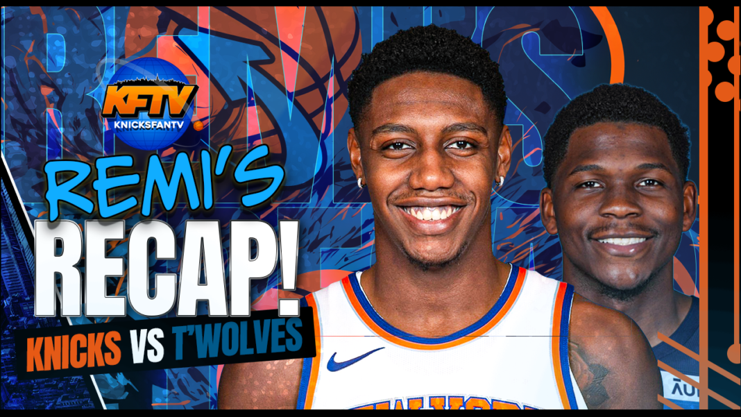 New York Knicks vs. Minnesota Timberwolves Preseason 2023-24